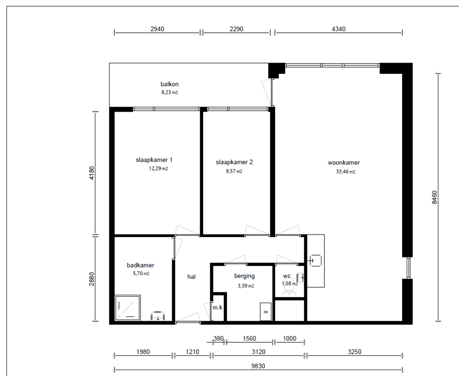 mediumsize floorplan